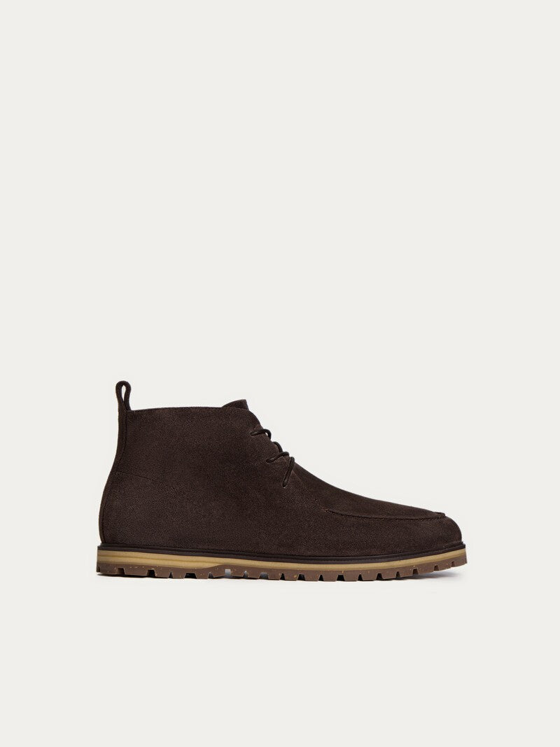 Lace-up boots Dark Chocolate
