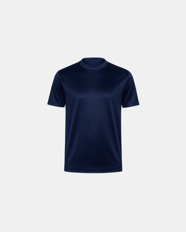 Shiny Crew-neck T‑Shirt