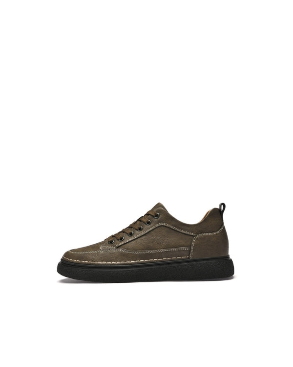High Top Leather Sneakers