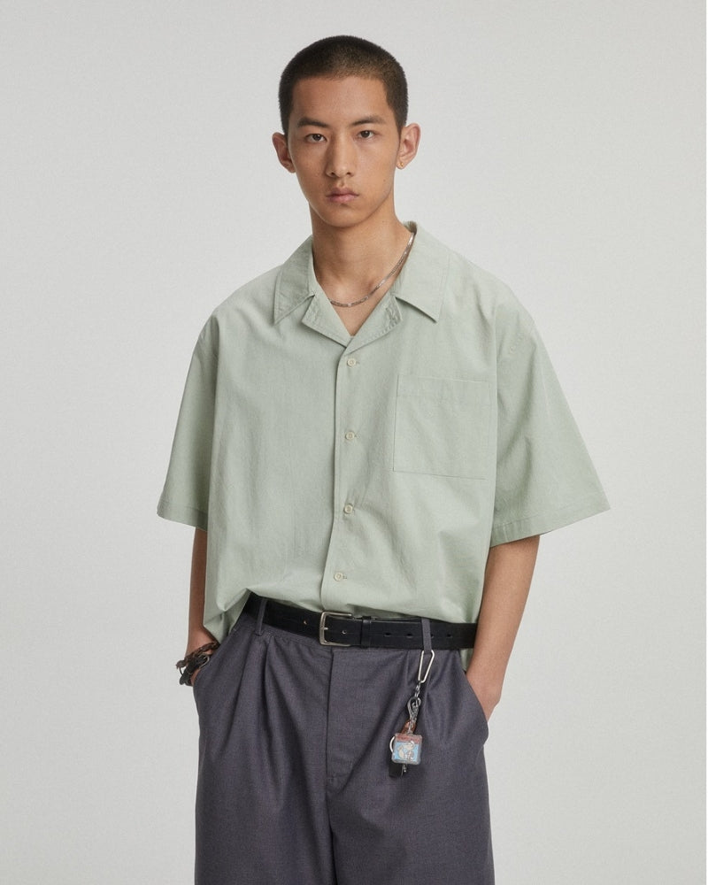 Relaxed Cuban Collar Shirt
