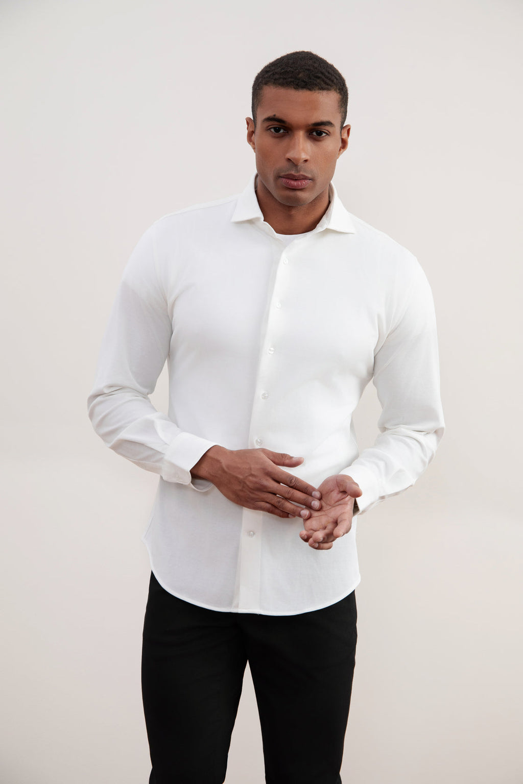 Off-White Cotton-Piqué Shirt