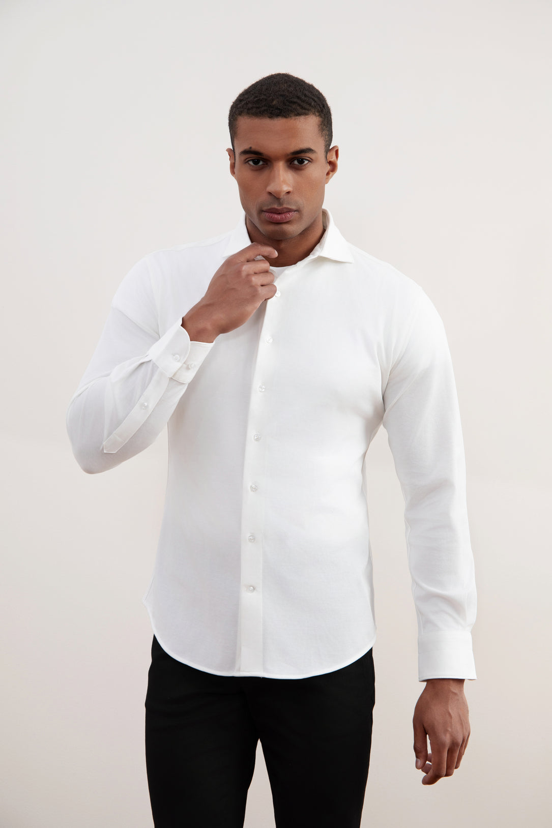 Off-White Cotton-Piqué Shirt