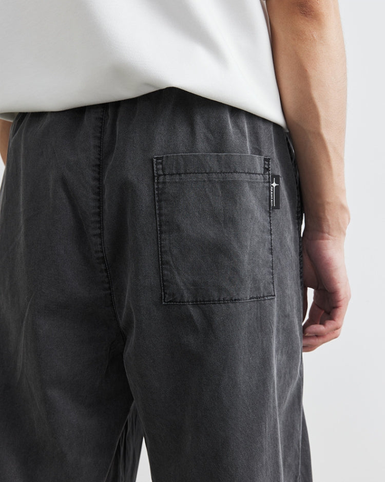 Tencel Thin Loose Drawstrings Jogger Trousers