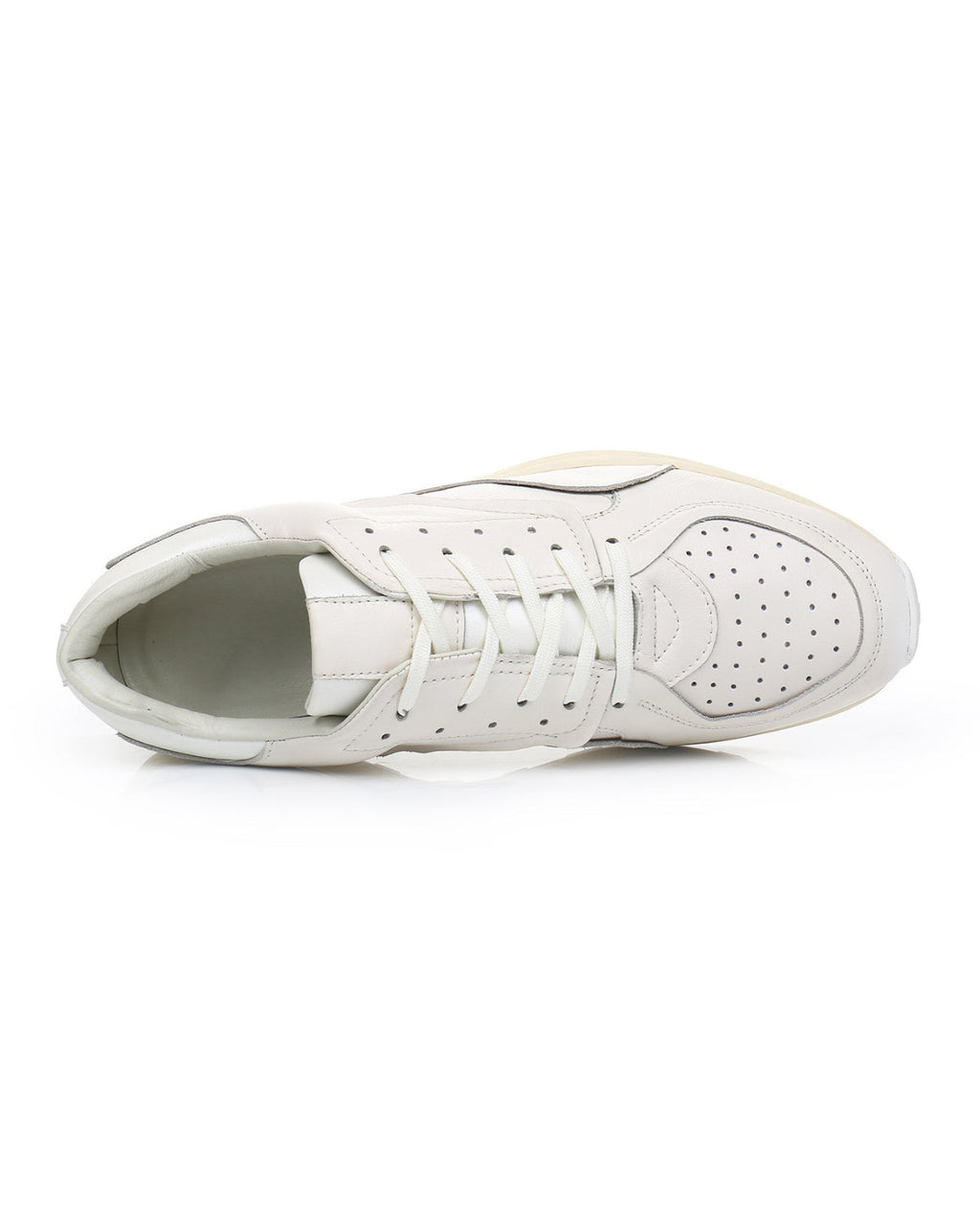 Genuine Leather Retro Casual Sneakers