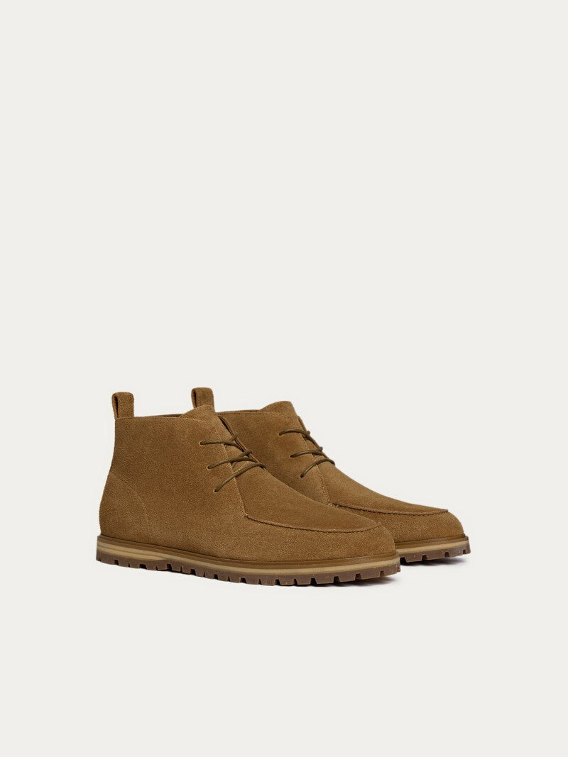Lace-up boots Coffee