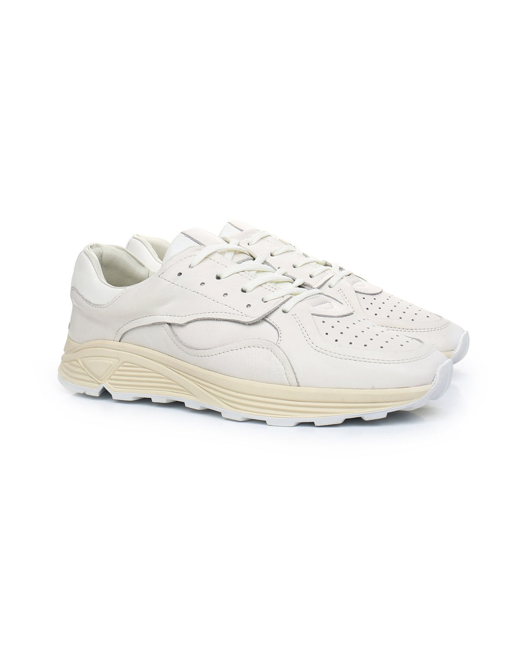 Genuine Leather Retro Casual Sneakers