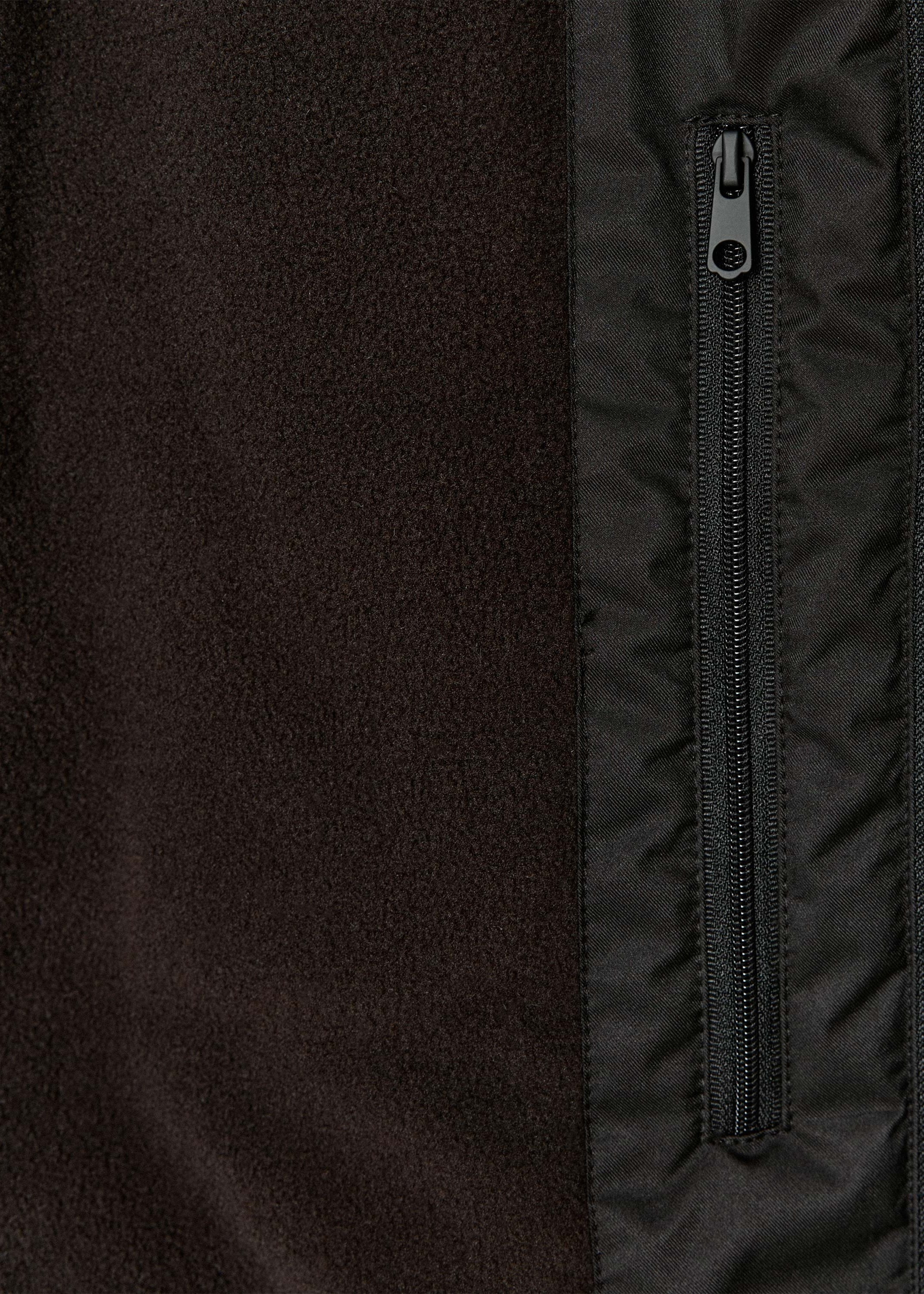 Kultige Windbreaker-Jacke Schwarz