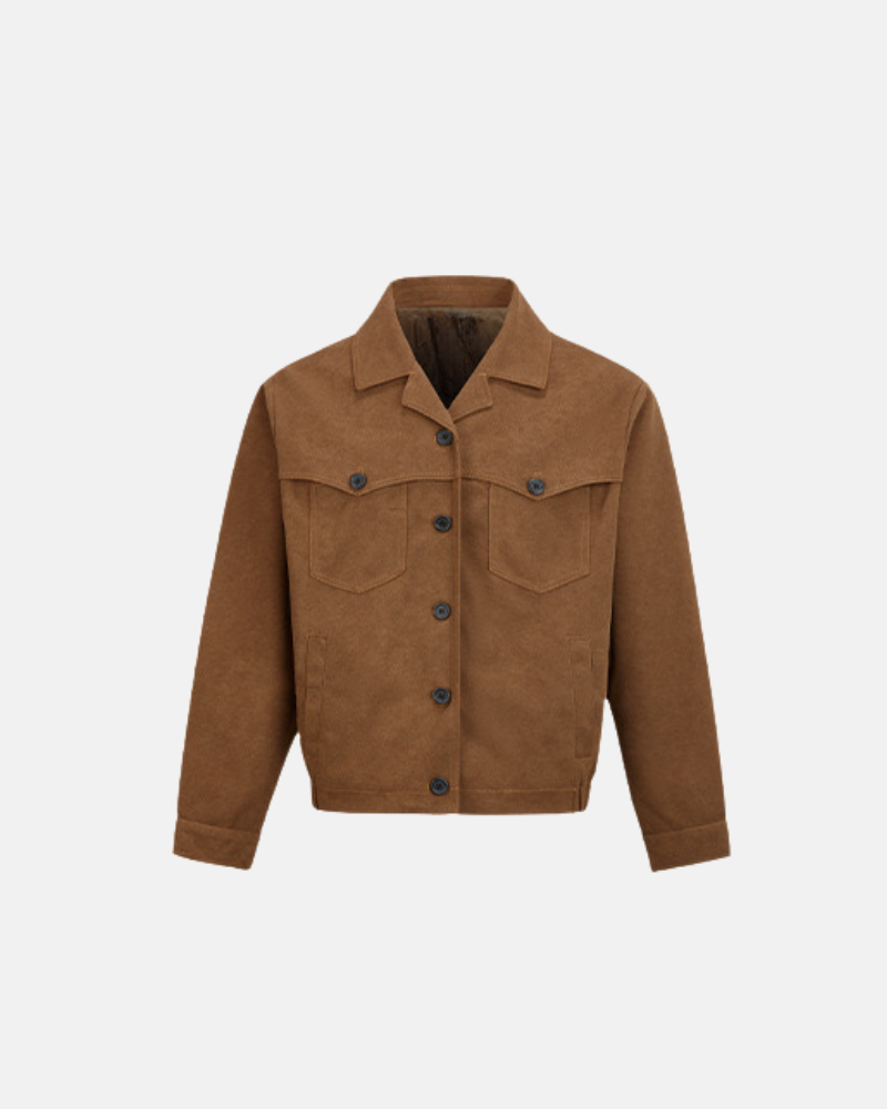 Structured Wool-Blend Overshirt