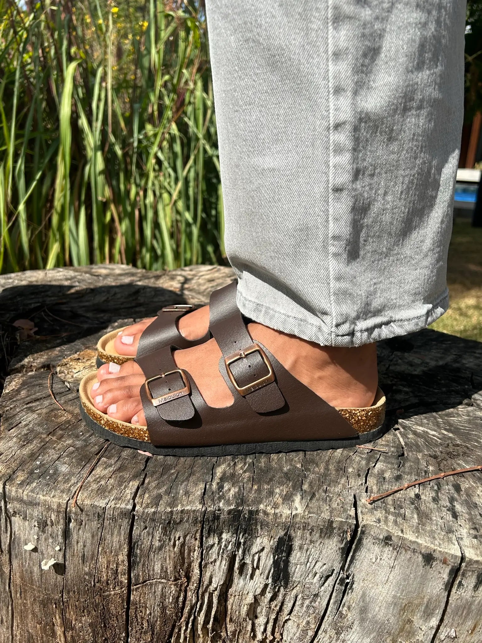 Albany Leather Sandals - Brown