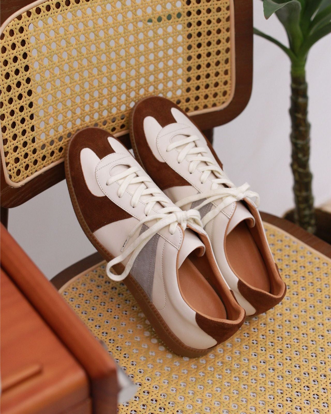 Retro Suede & Leather Sneakers