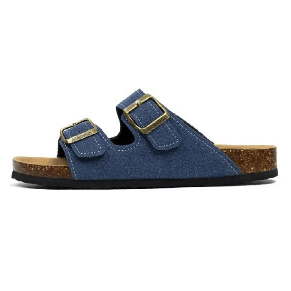 Albany Suede Sandals - Blue