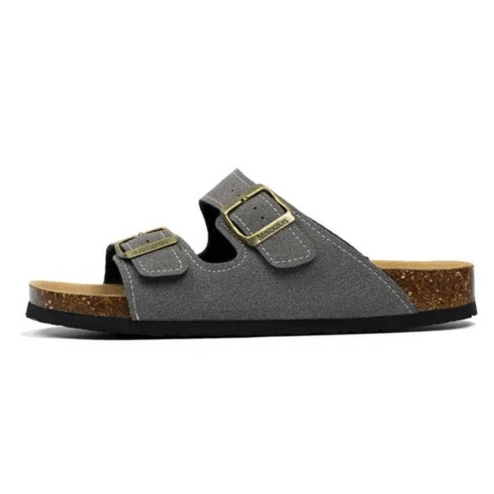 Albany Suede Sandals - Grey