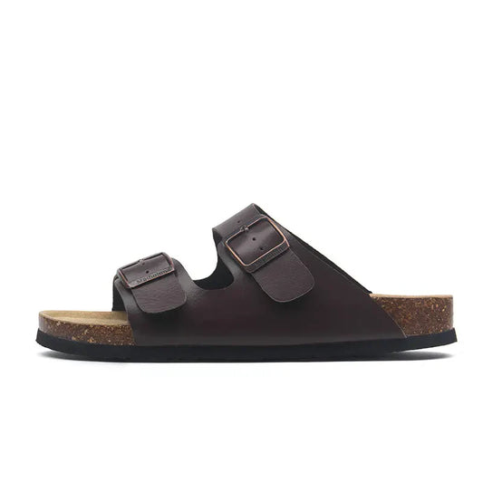 Albany Leather Sandals - Brown