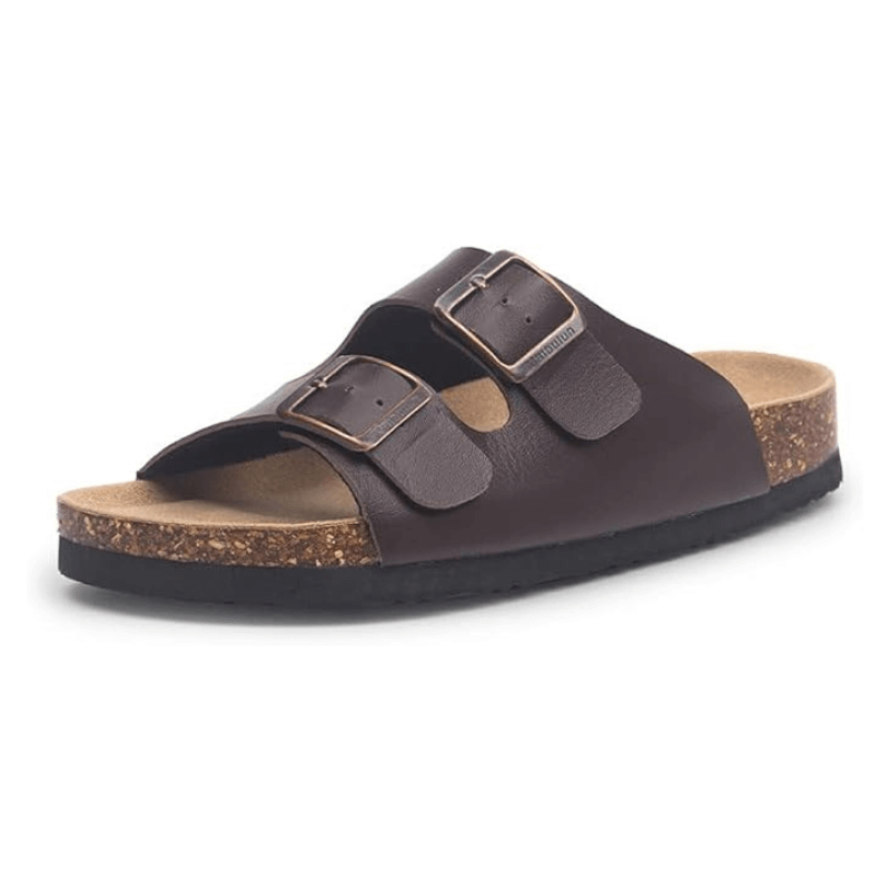 Albany Leather Sandals - Brown