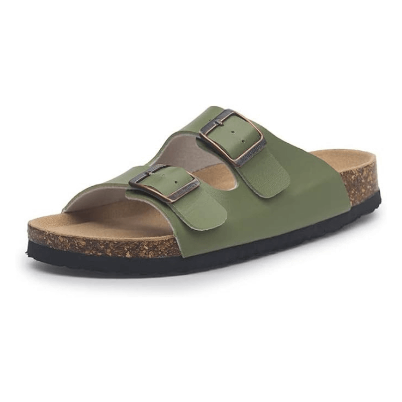 Albany Leather Sandals - Green