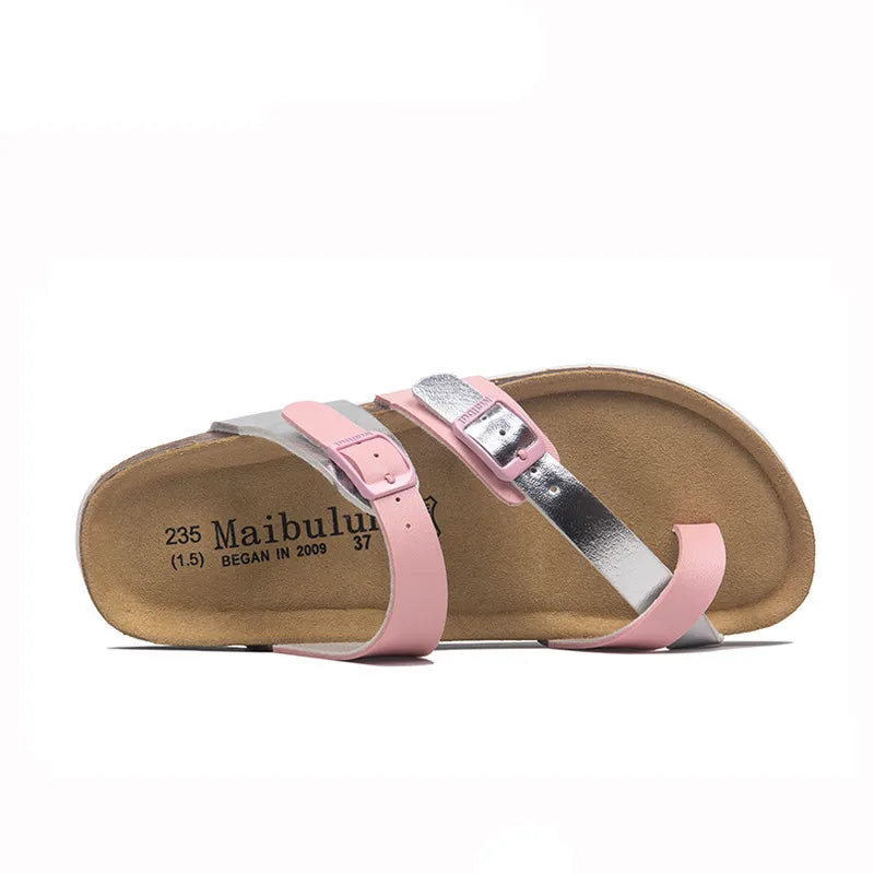 Bunbury Sandals - Pink/Silver