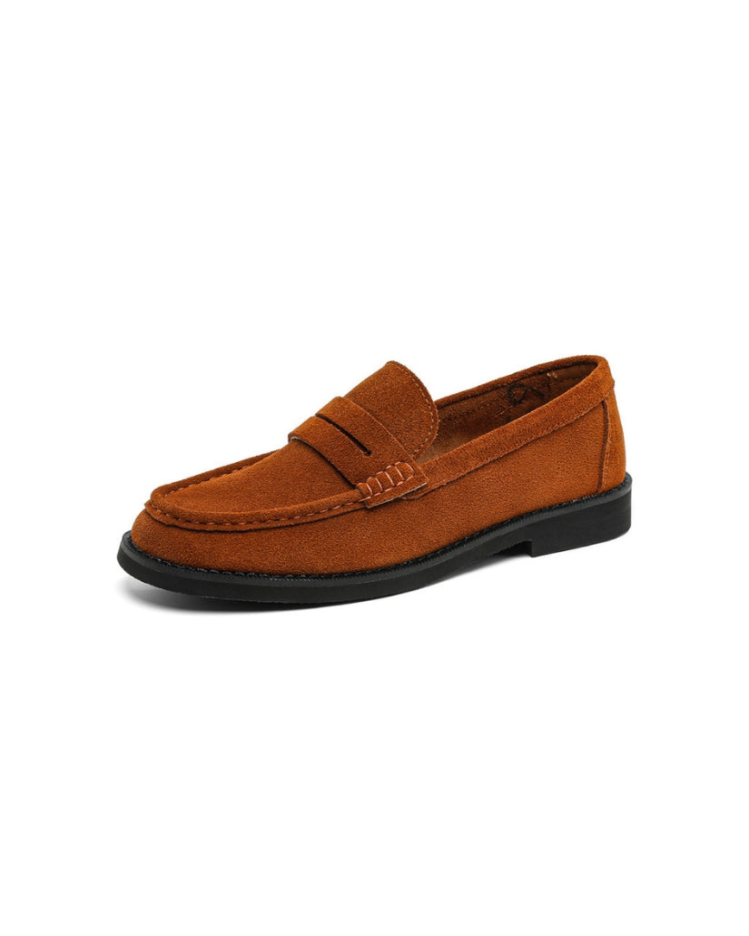 Suede Penny Loafers