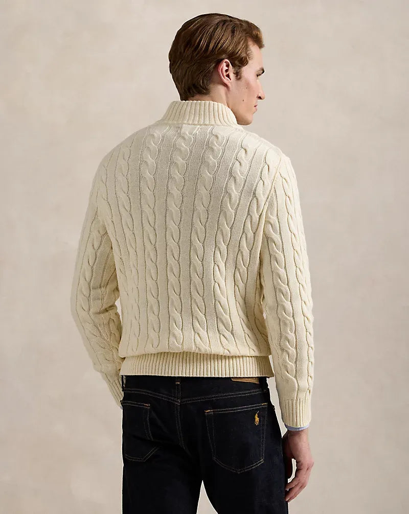 60% OFF | Polo RL Half Zip Sweater