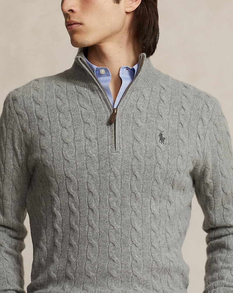 60% OFF | Polo RL Half Zip Sweater